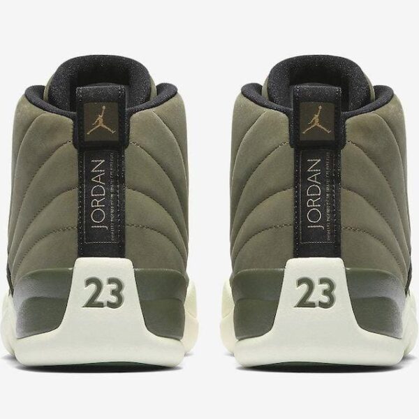 Jordan 12 Retro Olive Green - Image 4