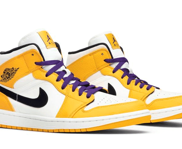 Jordan 1 Mid SE Lakers