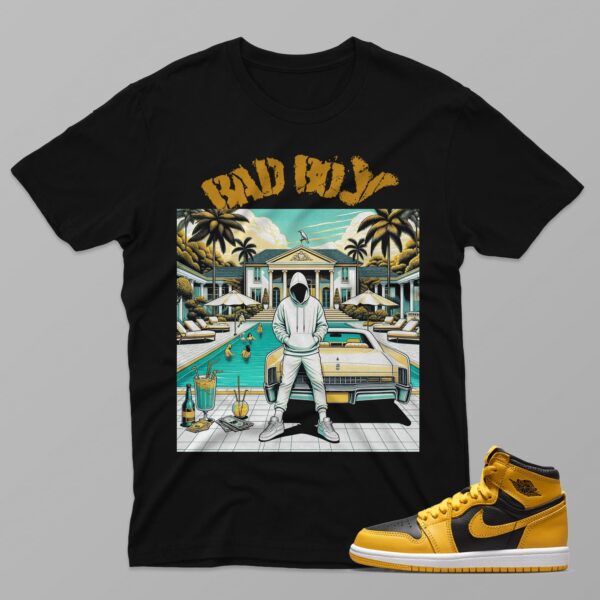 AJ1 Pollen – Bad Boy – Black T-Shirt