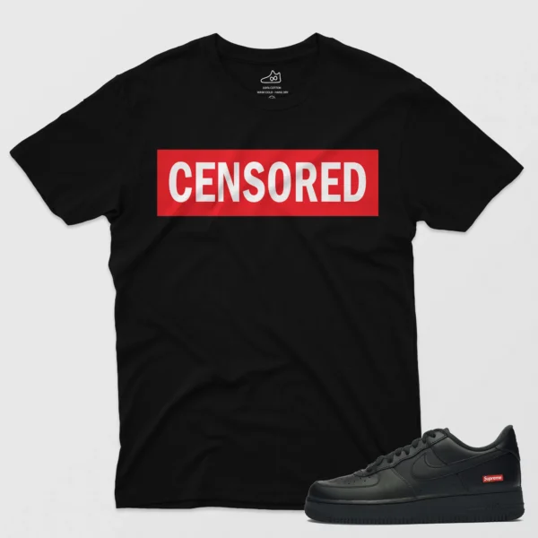 AF1 - CENSORED T-Shirt - Black