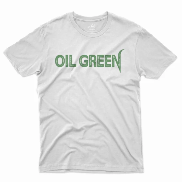AJ4 Seafoam - Oil Green T-Shirt - White