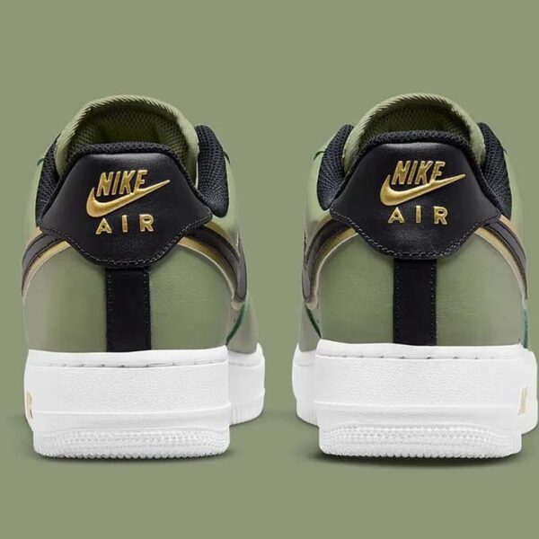 Air Force 1 Low '07 LV8 Double Swoosh Olive Gold Black - Image 5