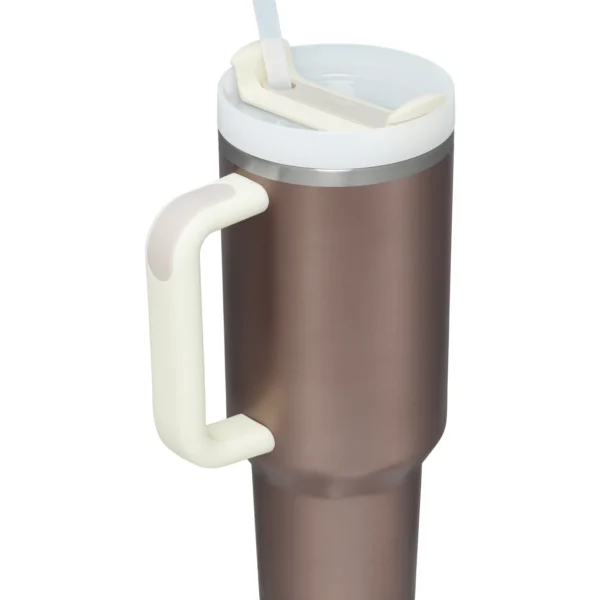 Rose Quartz Glow Stanley 40 Oz. Quencher H2.0 FlowState Stainless Steel Vacuum Insulated Tumbler - Image 3