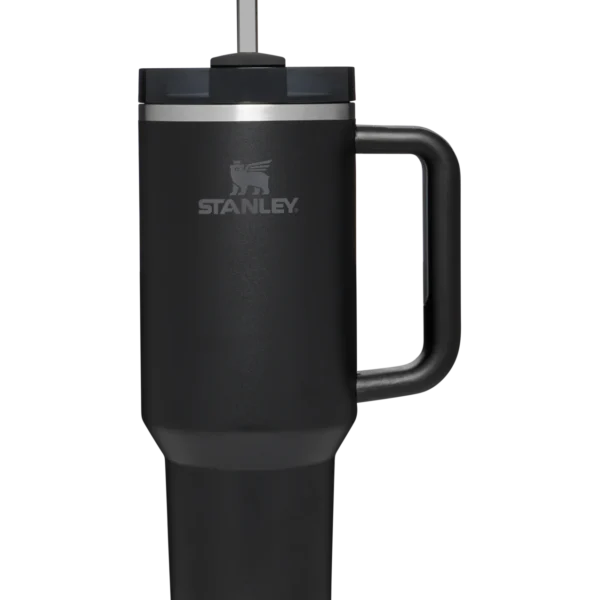 Black Stanley 40 Oz. Quencher H2.0 FlowState Stainless Steel Vacuum Insulated Tumbler
