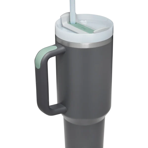 Charcoal Stanley 40 Oz. Quencher H2.0 FlowState Stainless Steel Vacuum Insulated Tumbler - Image 3