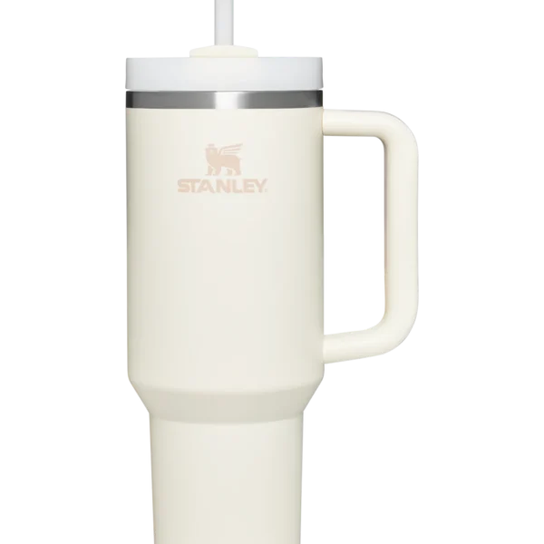 Cream Stanley 40 Oz. Quencher H2.0 FlowState Stainless Steel Vacuum Insulated Tumbler
