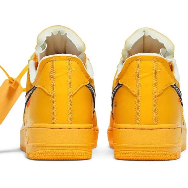 Nike Air Force 1 Low Off-White ICA University Gold - Image 4