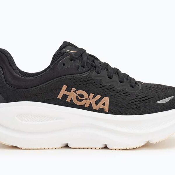 HOKA Bondi 9 Black Rose Gold - W