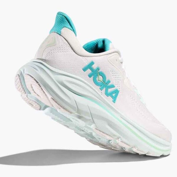 HOKA Clifton 10 White Cielo Blue - W - Image 3