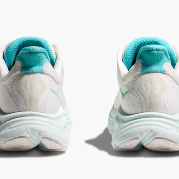 HOKA Clifton 10 White Cielo Blue - W - Image 5