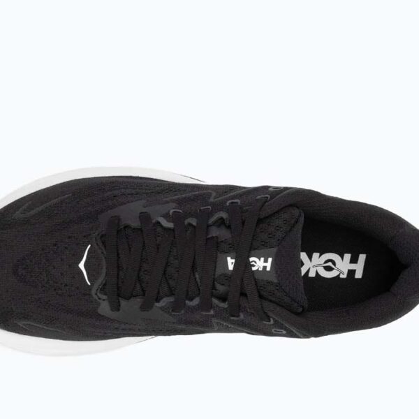 HOKA Clifton 10 Wide Black White - Image 4