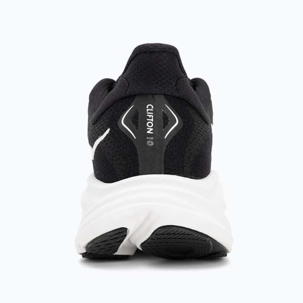 HOKA Clifton 10 Wide Black White - Image 5