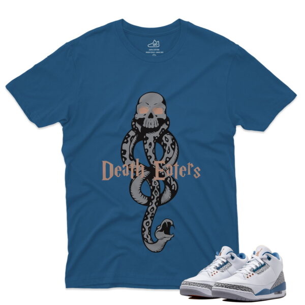J3 Retro Wizards - Death-Eaters T-Shirt - Blue