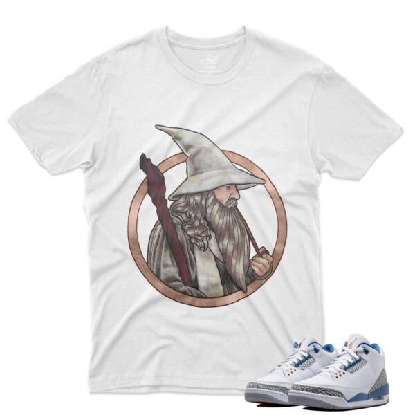 J3 Retro Wizards - Gandalf T-Shirt - White