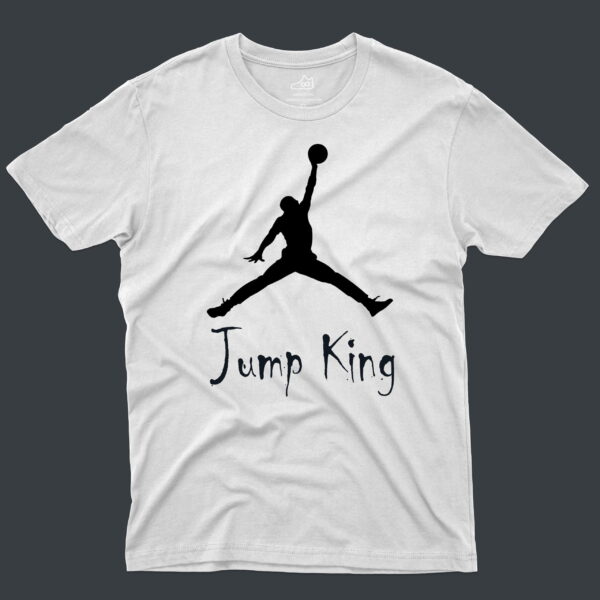 J4 Black Cat 2020 T-Shirt Jump King - White
