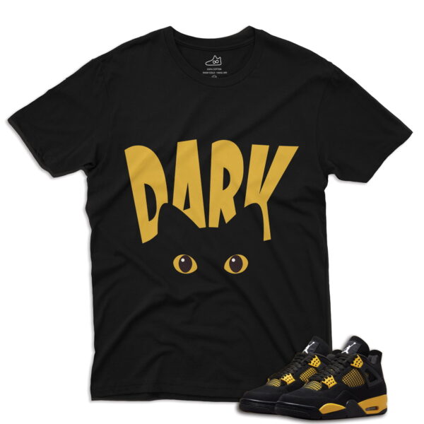 J4 Retro Thunder - Dark T-Shirt - Black