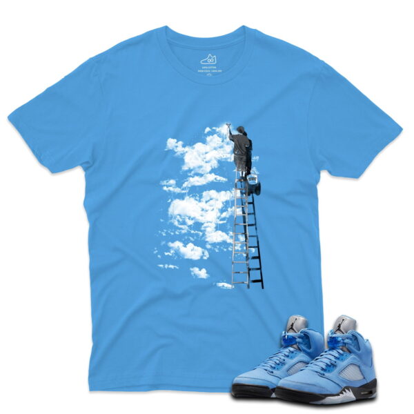 J5 Retro UNC - T-Shirt Sky Blue