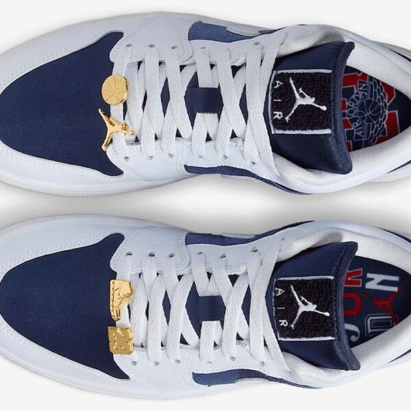 Jordan 1 Low Football Grey - Image 3