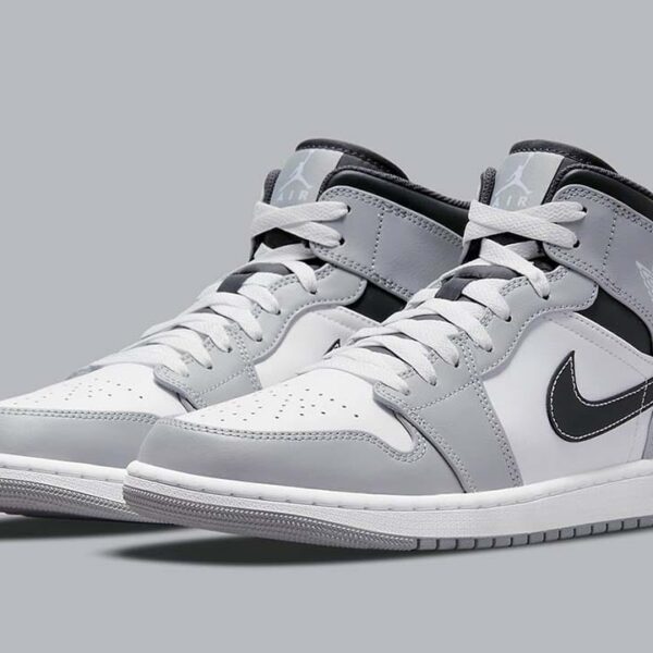 Jordan 1 Mid Light Smoke Grey Anthracite