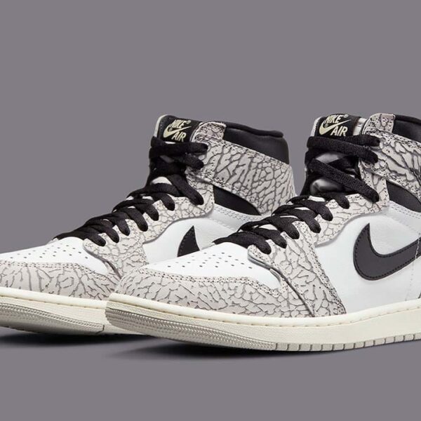Jordan 1 Retro High OG White Cement