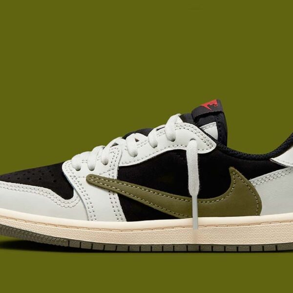 Jordan 1 Retro Low OG SP Travis Scott Olive - W - Image 2
