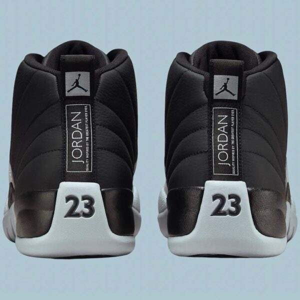Jordan 12 Retro Barons Black Wolf Grey - Image 4