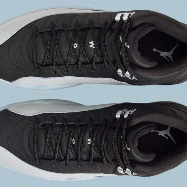 Jordan 12 Retro Barons Black Wolf Grey - Image 2