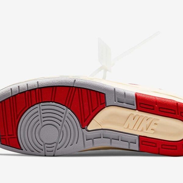 Jordan 2 Retro Low SP Off-White White Red - Image 2