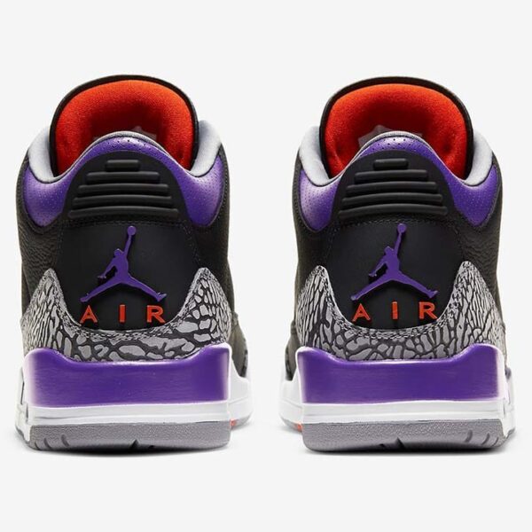 Jordan 3 Retro Black Court Purple - Image 4