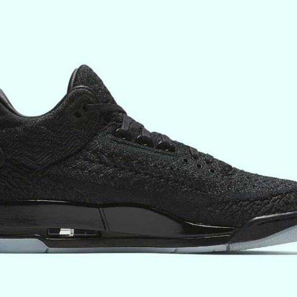 Jordan 3 Retro Flyknit Black - Image 3