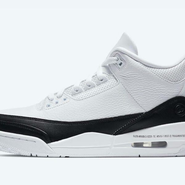 Jordan 3 Retro Fragment White Black - Image 2