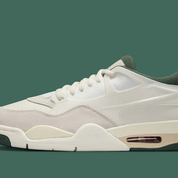 Jordan 4 RM Light Cream Midnight Green - Image 2