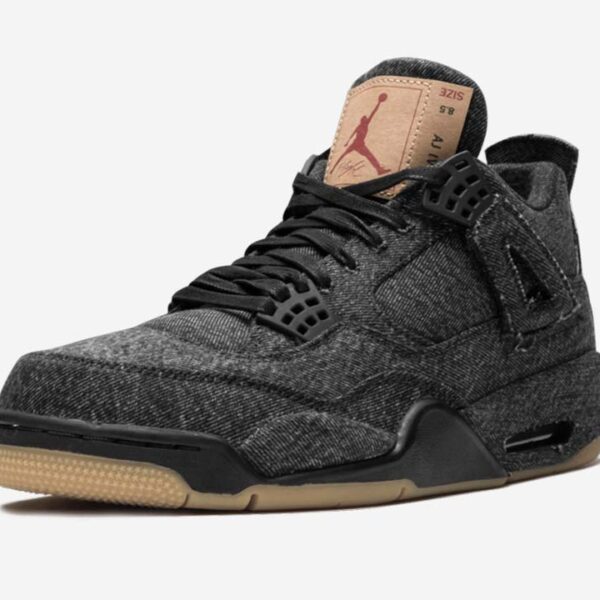 Jordan 4 Retro Levi's Black - Image 4