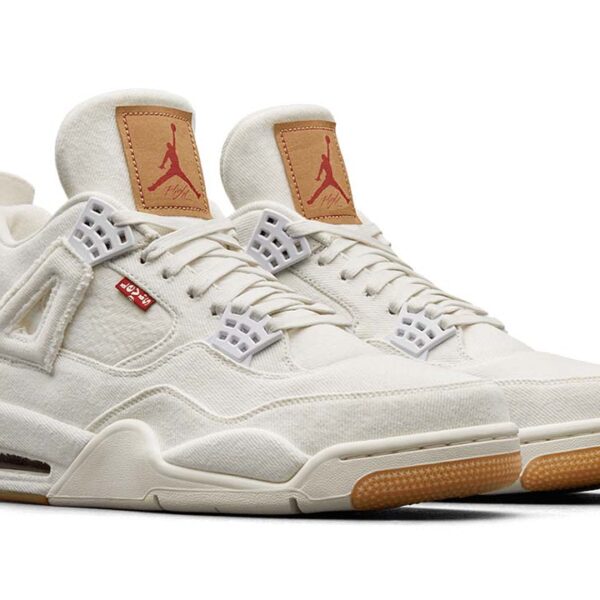 Jordan 4 Retro Levi's White