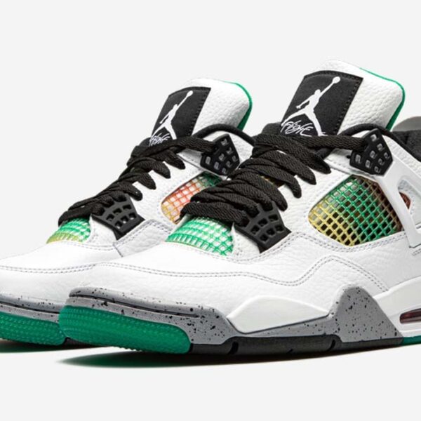 Jordan 4 Retro Lucid Green Rasta - W