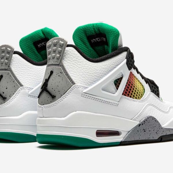 Jordan 4 Retro Lucid Green Rasta - W - Image 3