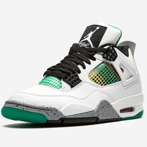 Jordan 4 Retro Lucid Green Rasta - W - Image 4
