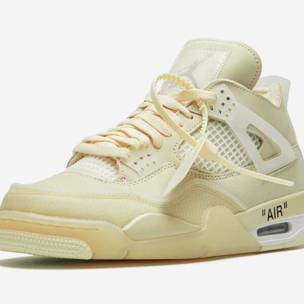 Jordan 4 Retro Off-White Sail - W - Image 4