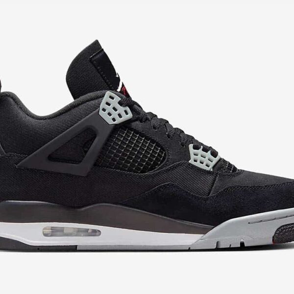 Jordan 4 Retro SE Black Canvas - Image 6