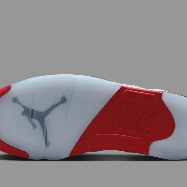 Jordan 5 Retro Fire Red Black Tongue 2025 - Image 5