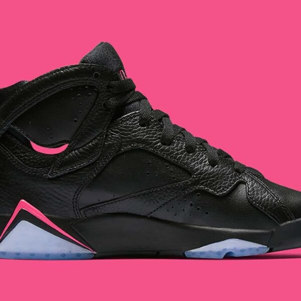 Jordan 7 Retro Black Hyper Pink - GS - Image 3