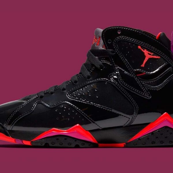 Jordan 7 Retro Black Patent - W - Image 2