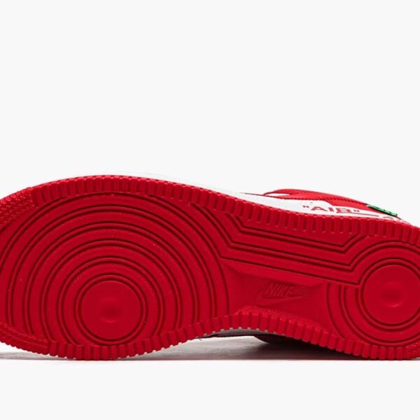 LV x Air Force 1 Low By Virgil Abloh White Red - Image 6