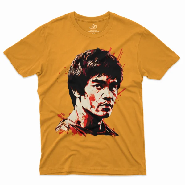 NK5 Bruce Lee T-Shirt - Legendary  -  Gold