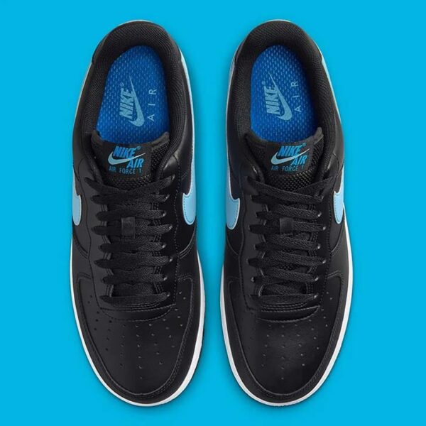 Nike Air Force 1 '07 Low Black University Blue - Image 3