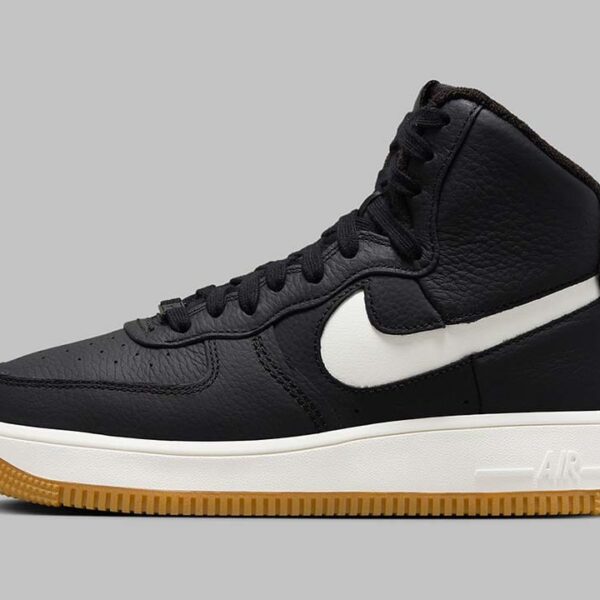 Nike Air Force 1 High Sculpt Black Sail Gum - W - Image 2