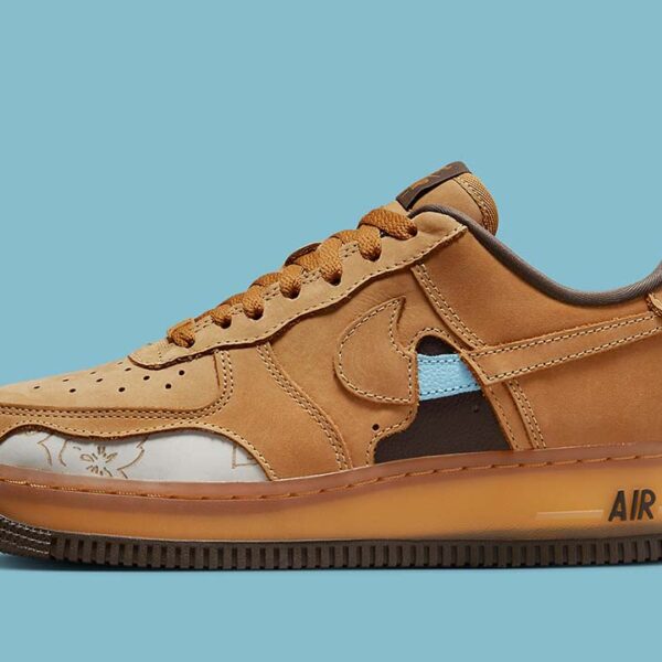 Nike Air Force 1 Low '07 Cut Out Wheat - W - Image 2