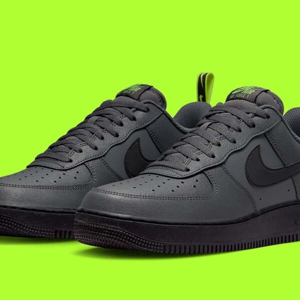Nike Air Force 1 Low '07 Iron Grey Volt Black