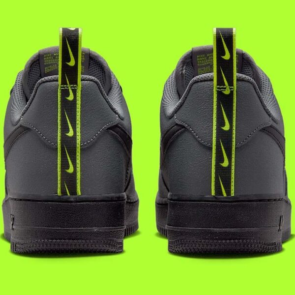 Nike Air Force 1 Low '07 Iron Grey Volt Black - Image 4