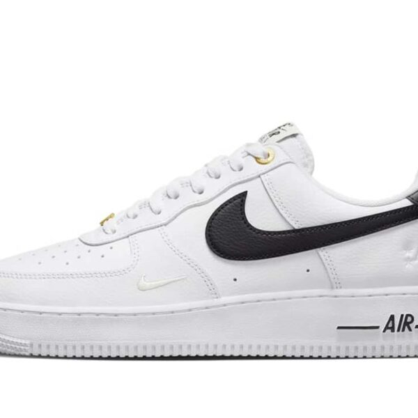 Nike Air Force 1 Low '07 LV8 40th Anniversary White Black - Image 2